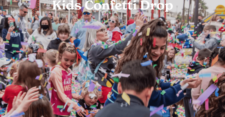 Kids Confetti Drop New Year’s Celebration