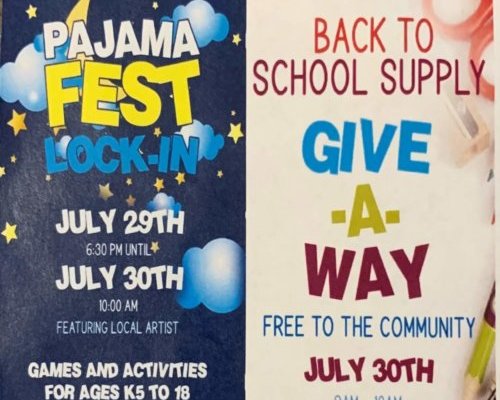 Lock-In and School Supply Giveaway