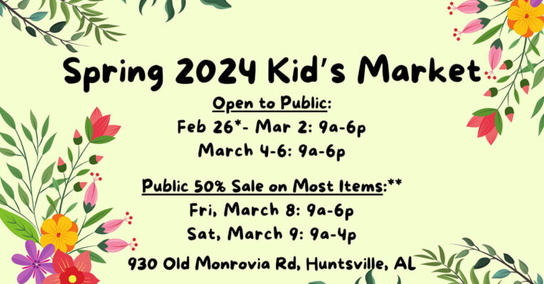 Kids’ Market Spring Consignment Sale