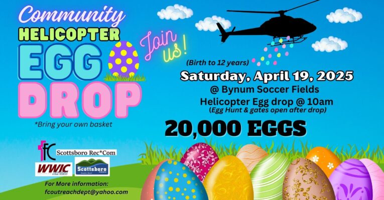 Scottsboro Community Helipcopter Egg Drop