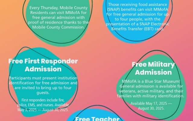 Mobile Museum of Art Free Summer