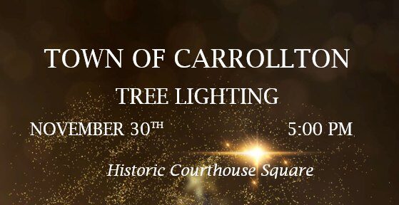 Town of Carrollton Tree Lighting